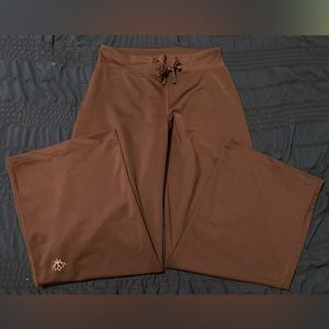 Lotus activewear wide leg yoga pant size 6 Brown